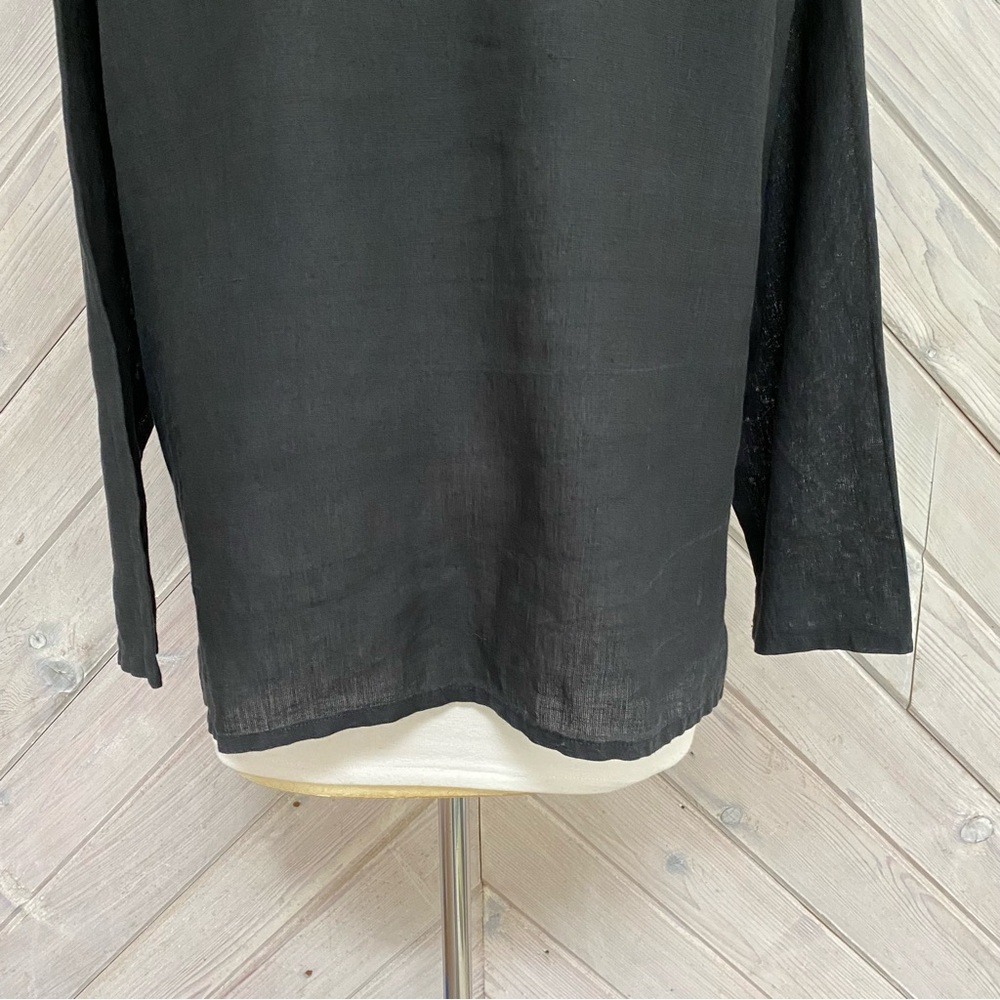 Eileen Fisher Irish Linen Blouse - Picture 9 of 11